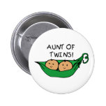 Aunt of Twins Pod Button
