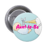 Aunt-to-Be Pinback Buttons