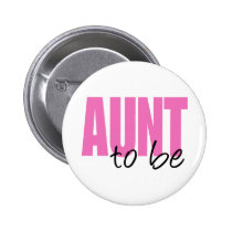 Aunt To Be (Pink Block Font) buttons