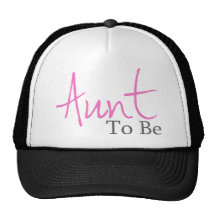 Aunt To Be (Pink Script) Hat