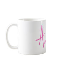 Aunt To Be (Pink Script) Coffee Mugs