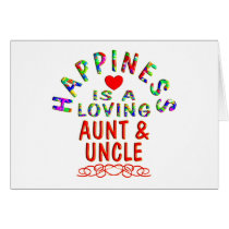Aunt & Uncle Happiness Greeting Card