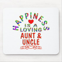 Aunt & Uncle Happiness Mouse Pad