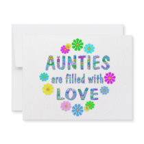 Auntie Personalised Invitation
