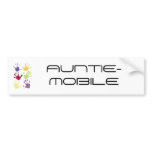 AUNTIE-MOBILE BUMPER STICKER