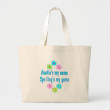 Auntie Spoils Canvas Bag