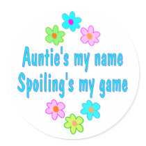 Auntie Spoils Sticker