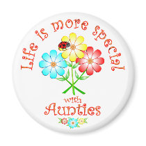 Aunties are Special Refrigerator Magnets