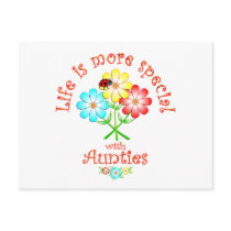 Aunties are Special Postcard