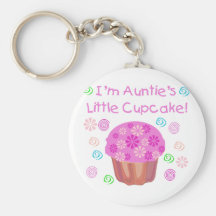 Auntie's Cupcake Keychain