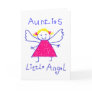 Auntie's Little Angel Greeting Card
