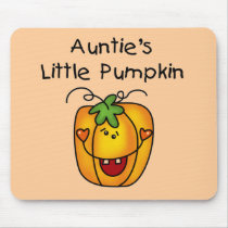Auntie's Little Pumpkin Tshirts and Gifts Mousepads