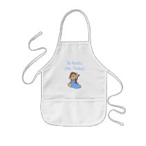 Auntie's Monkey - Blue Tshirts and Gifts Apron