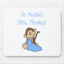 Auntie's Monkey - Blue Tshirts and Gifts Mousepads