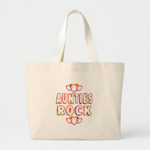 Aunties Rock Canvas Bags