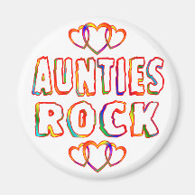 Aunties Rock Magnet