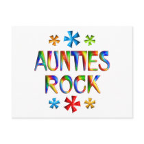 AUNTIES ROCK POST CARD