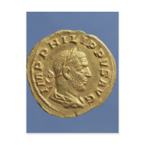 Aureus  of Philip the Arab Postcards