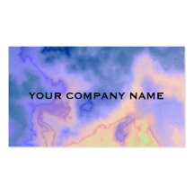 Aurora Blue Fire Business Card