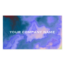 Aurora Blue Miasma Business Card