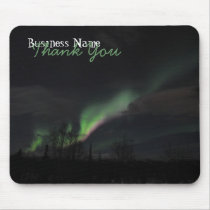 Aurora Borealis Purple and Green; Promotional Mousepad