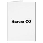 Aurora Classic t shirts Card