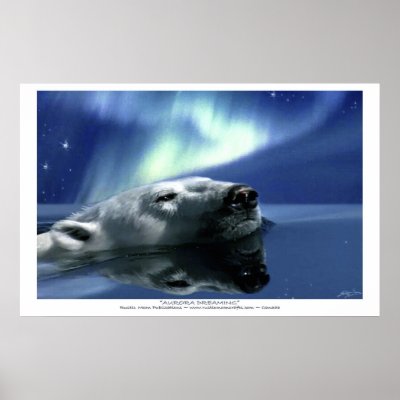 AURORA DREAMING Art Poster by WILDERNESS_SHOP