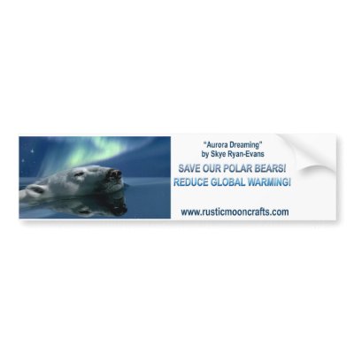 AURORA DREAMING Bumper Sticker by RavenSpiritPrints