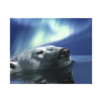 "AURORA DREAMING" Polar Bear Print