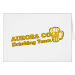 Aurora Drinking Team tee shirts Cards