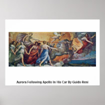 Aurora Following Apollo In His Car By Guido Reni Poster