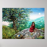 AURORA / MAGIC TREE, green, blue, posters
