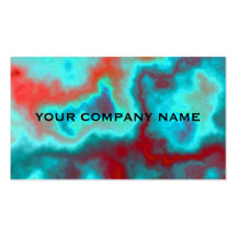 Aurora Teal Miasma Business Card