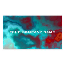 Aurora Teal Storm Business Card