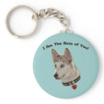 Ausky Dog Boss of You Key Chains