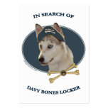 Ausky Dog Davy Bones Business Cards