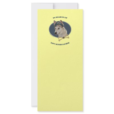 Ausky Dog Davy Bones Rack Cards by HappyDoggies