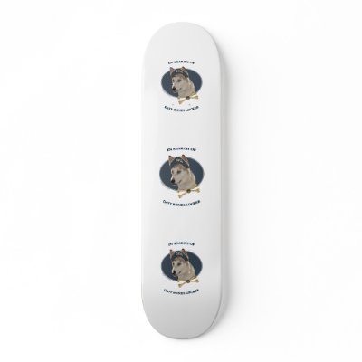Ausky Dog Davy Bones Skateboard by HappyDoggies
