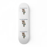 Ausky Dog with Baditude Skate Board Deck
