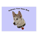 Ausky Inner Brat Dog business cards