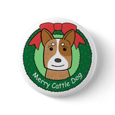 Ausralian Cattle Dog Pinback Buttons by dogcartoons