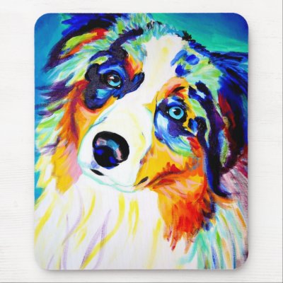 Aussie #3 mouse mats by dawgart
