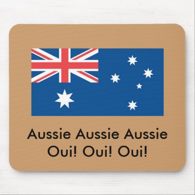 Aussie Aussie Aussie Oui! ... Mouse Pads by PhotoPixie