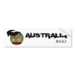 Aussie Croc Icon Bumper Sticker