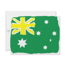 Aussie Flag Personalized Announcement