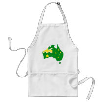 Aussie Flag Map Aprons