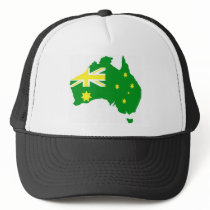 Aussie Flag Map Hat
