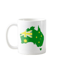 Aussie Flag Map Mugs