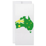 Aussie Flag Map rack cards