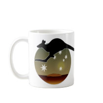 Aussie Kangaroo Icon Mug